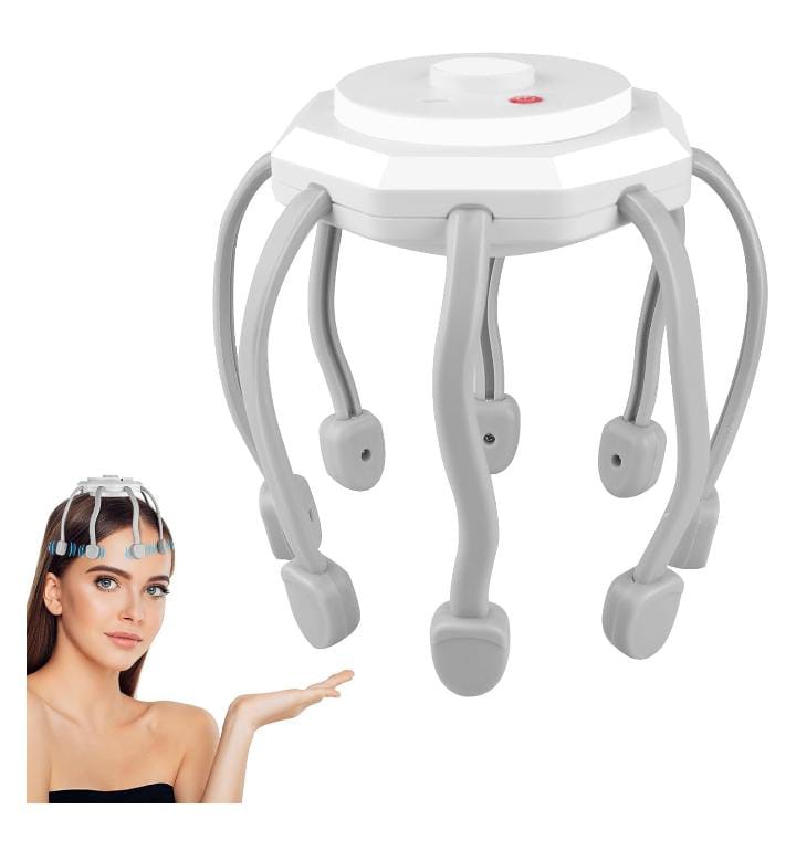 Hair Scalp Massager With 8 Vibrating Contacts